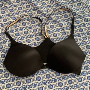 Racerback cupped bra